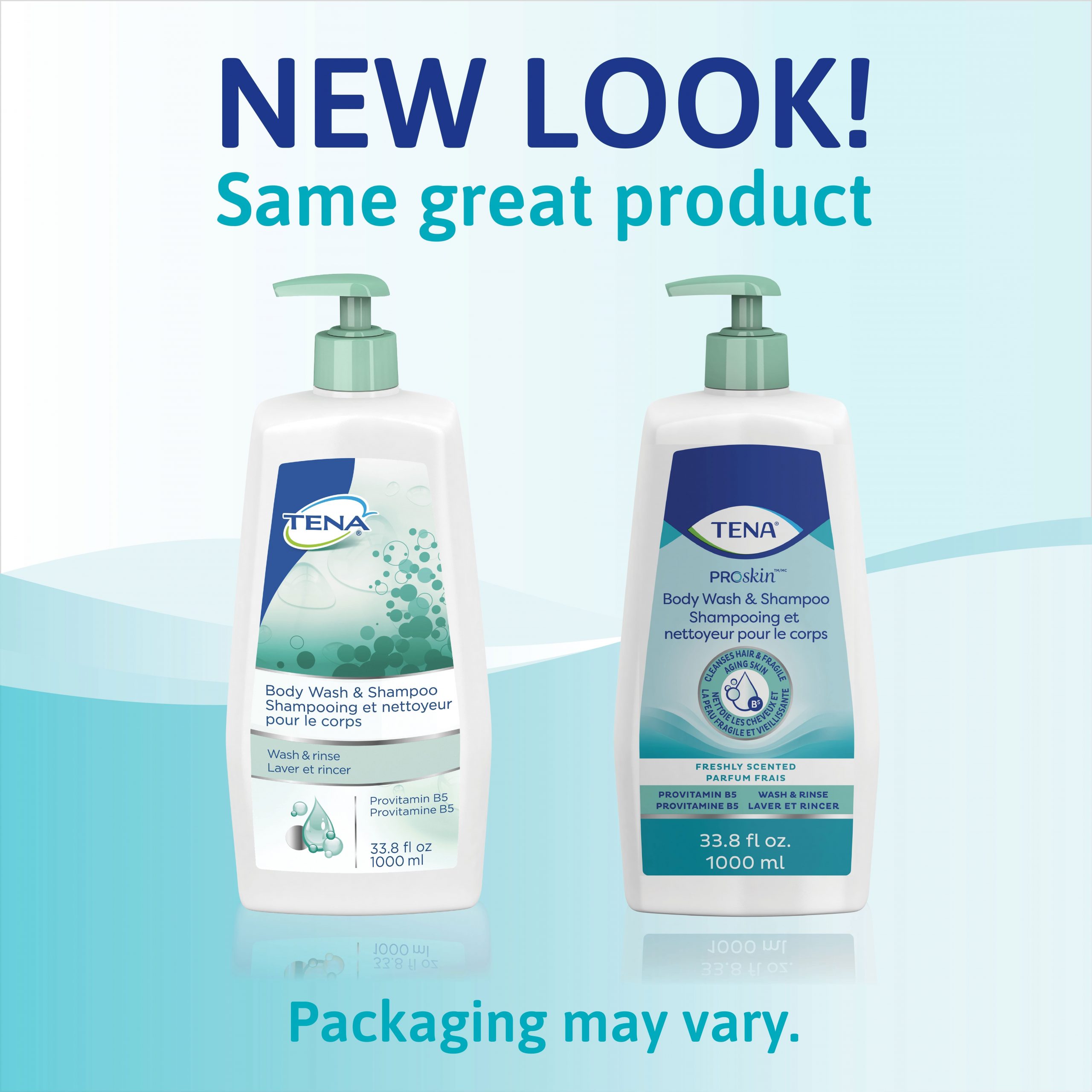 TENA ProSkin Body Wash & Shampoo Scented 33.8 fl. oz. Pump Bottle