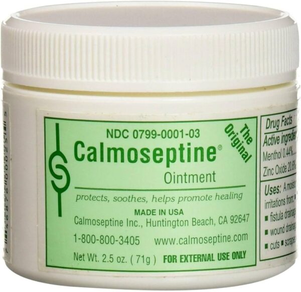 Calmoseptine Ointment 2.5oz Jar