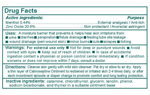 Calmoseptine Ointment 20 gram Tube