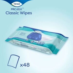 TENA ProSkin Classic Washcloth, Premoistened Wipe, Scented