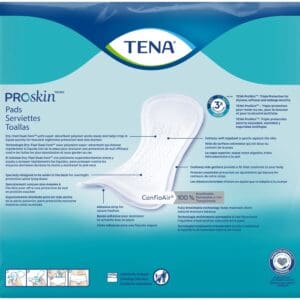TENA ProSkin Overnight Bladder Leakage Pad for Women, Heavy Absorbency