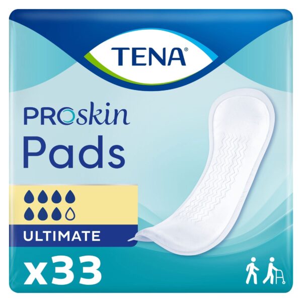 TENA ProSkin Ultimate Bladder Leakage Pad for Women, Heavy Absorbency,