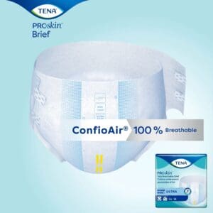 TENA ProSkin Ultra Incontinence Brief, Heavy Absorbency, Unisex, Large