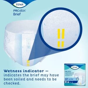 TENA ProSkin Ultra Incontinence Brief, Heavy Absorbency, Unisex, Medium