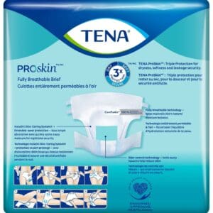 TENA ProSkin Ultra Incontinence Brief, Heavy Absorbency, Unisex, Large