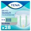 TENA ProSkin Stretch Super Incontinence Brief, Heavy Absorbency, Unisex, Medium/Regular