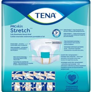 TENA ProSkin Stretch Ultra Incontinence Brief, Heavy Absorbency, Unisex, 2X-Large