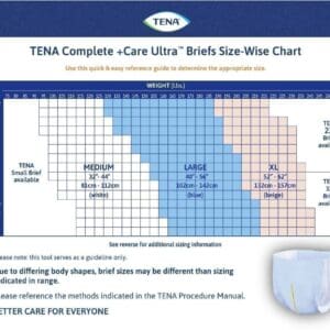 TENA Complete + Care Ultra Incontinence Brief, Moderate Absorbency, Unisex