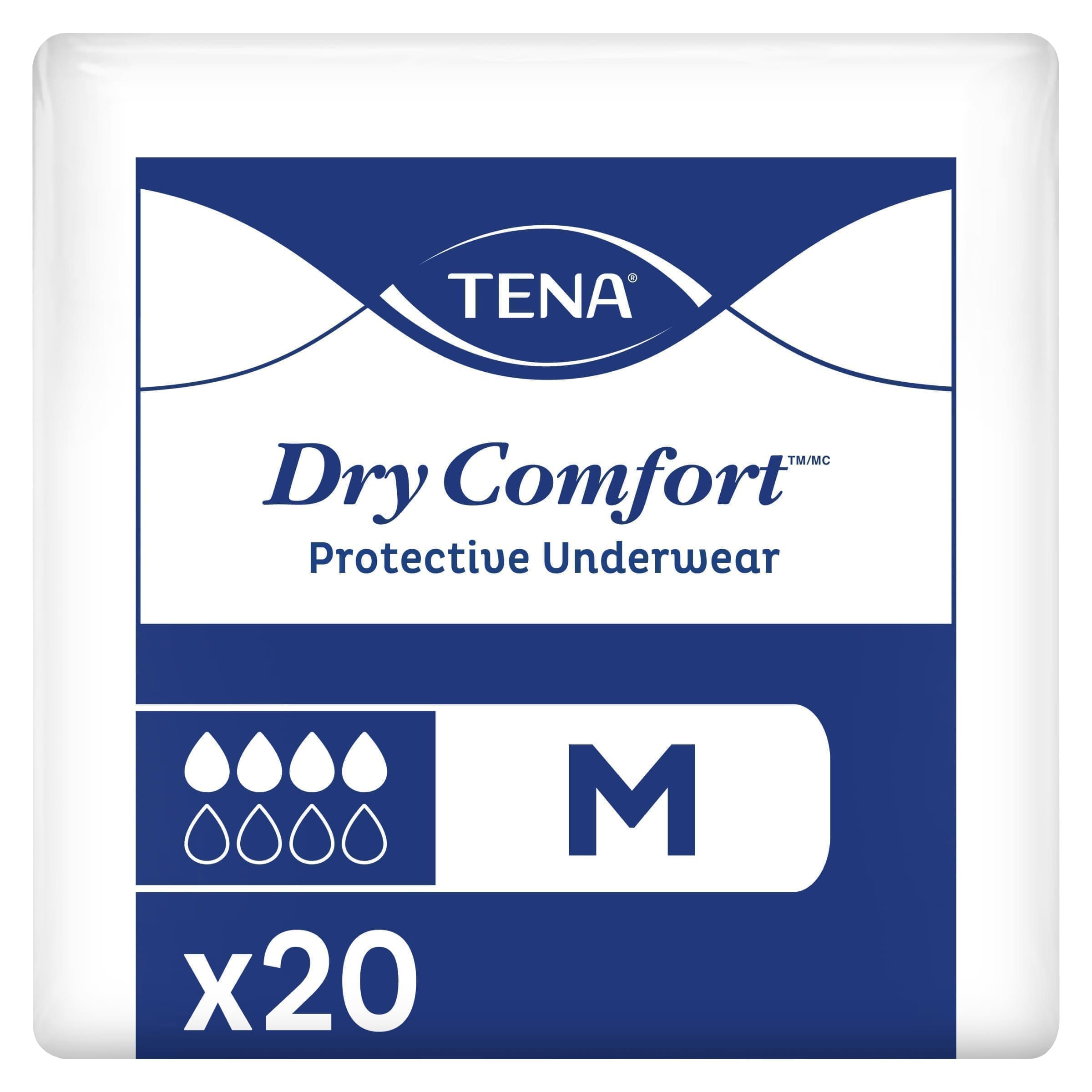Image of Essity TENA Dry Comfort Protective Incontinence Underwear, Moderate Absorbency